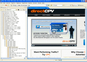 Advertisers using the DirectCPV Pay Per View PPV Cost Per View CPV Contextual Online Advertising Network should use the Livelybrowser 